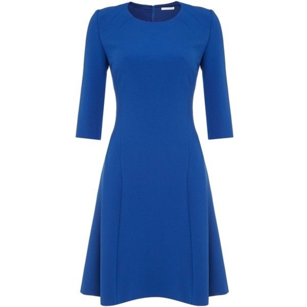 Hugo Boss Dasona Blue Dress - Picture 1 of 7